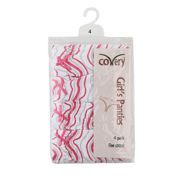 Girls Pink and Grey wave design Panty